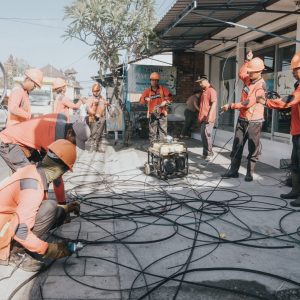 Jaga Estetika Wilayah, Badung Tertibkan Utilitas di Wilayah Darmasaba