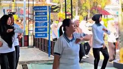 Optimalkan Kesehatan, Pegawai dan Warga Binaan Lapas Batang Gelar Senam Bersama