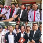 Lamsiang Sitompul SH MH Pimpin Massa Laporkan Dugaan Penistaan Agama ke Polda Sumut