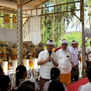Bupati Badung Hadiri Karya Maligia Punggel di Abiansemal