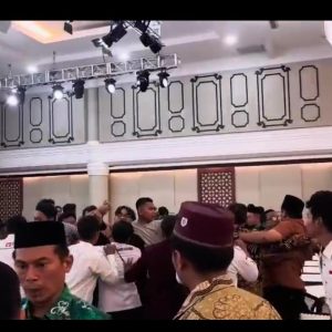 Halal Bihalal KAMMI Sumut Memanas, Protes Berujung Bentrokan