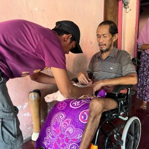 YBM PLN UIP JBTB Sambungkan Asa Penyintas Amputasi Lewat Bantuan Nyata