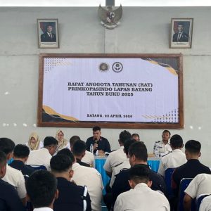 Wujudkan Transparansi dan Kesejahteraan, PRIMKOPASINDO Lapas Batang Gelar RAT Tahun Buku 2025