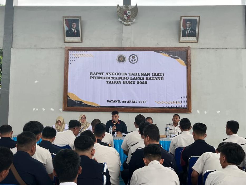 Wujudkan Transparansi dan Kesejahteraan, PRIMKOPASINDO Lapas Batang Gelar RAT Tahun Buku 2025