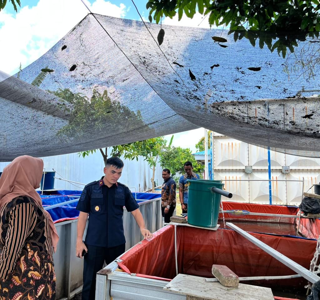 Tinjau Ketahanan Pangan Rudenim Semarang, Kalapas Batang Perkuat Sinergi Antar-Satker
