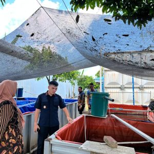 Tinjau Ketahanan Pangan Rudenim Semarang, Kalapas Batang Perkuat Sinergi Antar-Satker