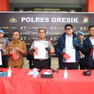 Polres Gresik Bongkar Penipuan Rekrutmen ASN, Tersangka Raup Rp1,5 Miliar dari Jual Beli SK Palsu
