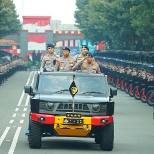 Kapolri Pimpin Apel dan Buka Rakernis Korps Brimob Polri Tahun 2026