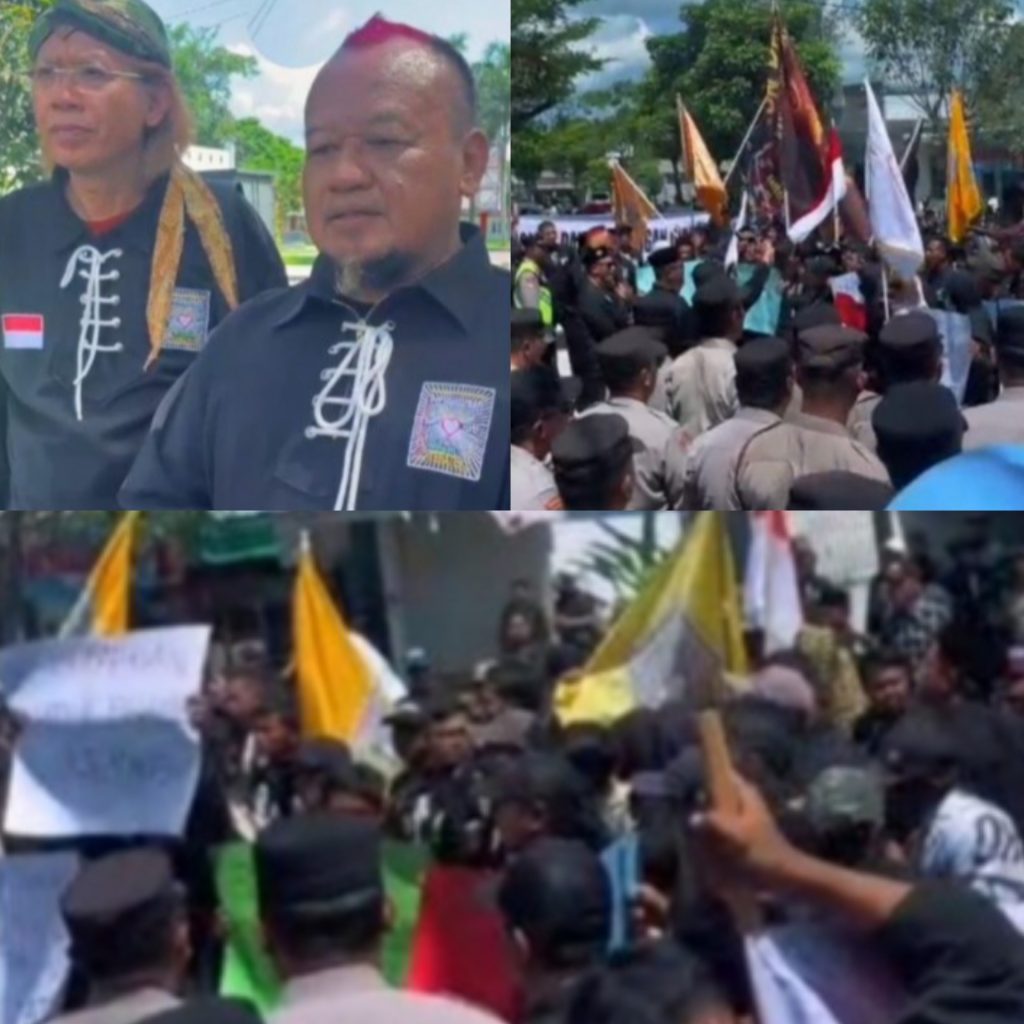 Massa PSHT Datangi Kantor DPRD Kabupaten Blitar, Sampaikan Aspirasi Secara Damai