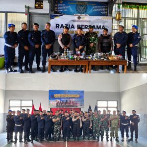TNI-Polri dan Lapas Pati Bersatu Wujudkan Lingkungan Pemasyarakatan Bebas Halinar