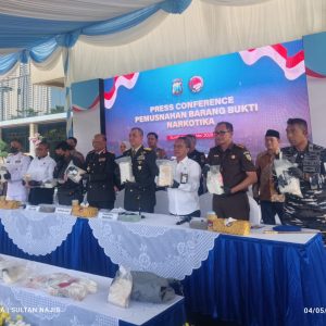 Polda Jatim Musnahkan Barang Bukti Narkotika Lintas Internasional, Surabaya Jadi Zona Hitam Peredaran