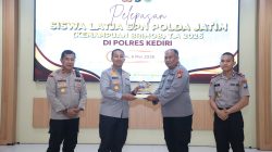 Kapolres Kediri Lepas Siswa Latja Brimob, Tekankan Integritas dan Profesionalitas