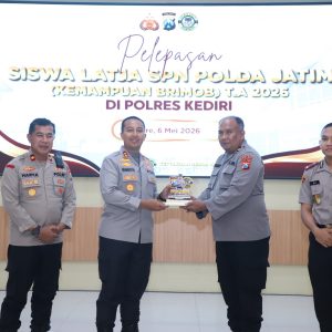 Kapolres Kediri Lepas Siswa Latja Brimob, Tekankan Integritas dan Profesionalitas