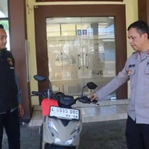 Respon Cepat Polsek Kenjeran Amankan Pelaku Curanmor di Kedinding Lor, Dari Amukan Masa