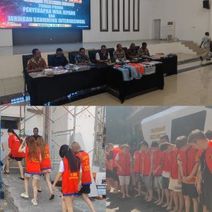Polrestabes Surabaya Bongkar Penyekapan WN Jepang dan Jaringan Scamming Internasional, 44 WNA Diamankan