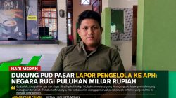 HARI Medan Dukung PUD Pasar Lapor Pengelola ke APH: Negara Rugi Puluhan Miliar Rupiah