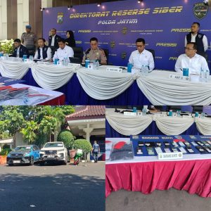 Polda Jatim Bongkar Jaringan Penipuan Online Lintas Provinsi, 11 Tersangka dan Puluhan Handphone Diamankan