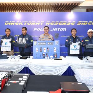 Polda Jatim Bongkar Sindikat Penyalahgunaan Data Pribadi untuk Registrasi 25 Ribu SIM Card OTP Ilegal, Tiga Tersangka Diamankan