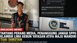 Tantang Perang Media, Penanggung Jawab SPPG Klambir Lima Kebun Yayasan Atifa Maju Mandiri Tuai Sorotan