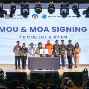 PIB College Resmi Dikukuhkan sebagai Asia Pacific Head Office APIEM, Perkuat Posisi Bali sebagai Hub Pendidikan dan Industri Event Internasional