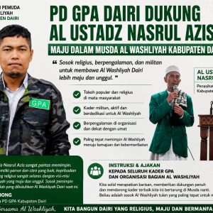 PD GPA Dairi Dukung Al Ustadz Nasrul Azis Maju dalam Musda Al Washliyah Kabupaten Dairi