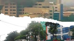 Kebakaran Gedung PPJT RSUD Dr Soetomo Surabaya, Puluhan Unit Damkar Diterjunkan dan Pasien ICCU Dievakuasi Bertahap