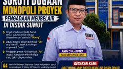 Ketua Bobylovers Sumut Soroti Dugaan Monopoli Proyek Pengadaan Meubelair di Disdik Sumut