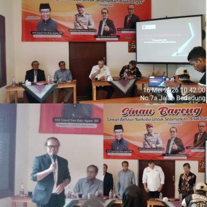 Sinau Bareng “Lawan Bahaya Narkoba untuk Selamatkan Anak Bangsa”, Satukan Polisi, Akademisi dan Media Perangi Narkotika