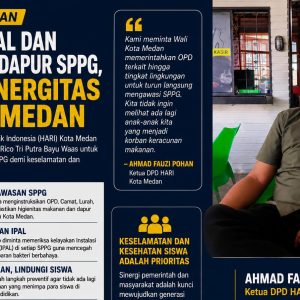 DPD HARI Medan Soroti IPAL dan Higienitas Dapur SPPG, Ajak Sinergitas Pemko Medan