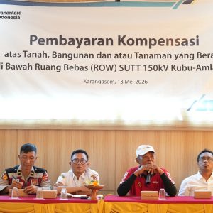 Terapkan Prinsip GCG, PLN Tuntaskan 100% Pembayaran Kompensasi ROW SUTT 150 kV Kubu-Amlapura di Desa Culik dan Desa Kertamendala Kab Karangasem