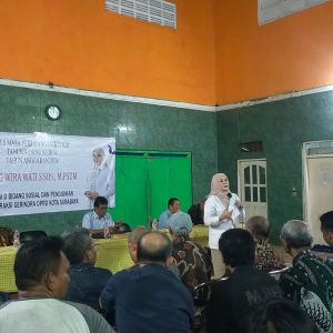 Ajeng Wira Wati Serap Aspirasi Warga Gubeng, Tegaskan Pengawasan APBD Surabaya Rp12,6 Triliun untuk Kepentingan Masyarakat