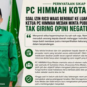 Soal Izin Rico Waas Berobat ke Luar Negeri, Ketua PC HIMMAH Medan Minta Publik Tak Giring Opini Negatif