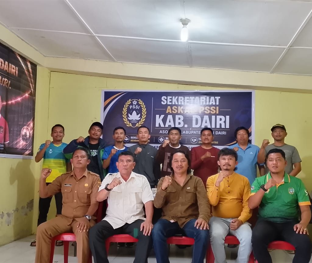 Rapat Konsolidasi Askab PSSI Dairi Jadi Titik Awal Kebangkitan Sepak Bola Daerah