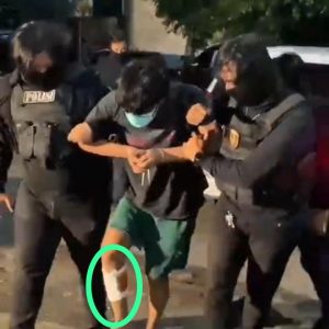 Dorrrr.! Bandit Curanmor Krembangan Surabaya Dilumpuhkan, Akibatnya. Pelaku Mencoba Melawan Polisi