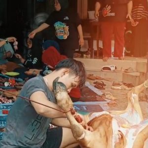 MAKI Jatim Kolaborasi dengan Komunitas Ojol Wanita Salurkan Daging Qurban dan Susu, Heru Satriyo Tegaskan Makna Pengorbanan Idul Adha 1447 H