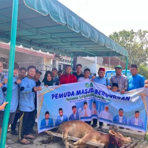 Wujud Kepedulian Sosial, DPD BKPRMI Kota Medan Gelar Aksi “Pemuda Masjid Berqurban” di Medan Denai