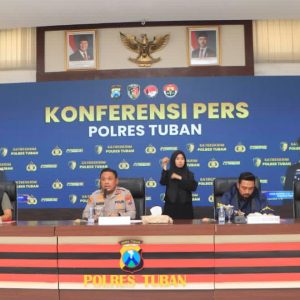 *Polres Tuban Amankan Tersangka Komplotan Pencuri Sapi*