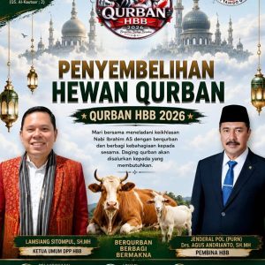 HBB Tebar Kepedulian di Iduladha 1447 H, 210 Paket Daging Kurban Dibagikan untuk Masyarakat