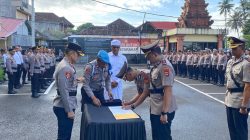Kapolres Badung Pimpin Sertijab Wakapolres dan Kapolsek Jajaran, Tegaskan Komitmen Profesionalisme Polri