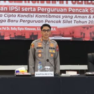 Jalin Sinergi dan Persatuan, Polresta Banyuwangi Gelar Forum Silaturahmi Bersama IPSI dan Perguruan Pencak Silat