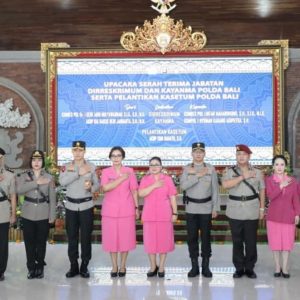 Kapolda Bali Pimpin Sertijab dan Pelantikan Pejabat Baru, Perkuat Kinerja Polda Bali Menuju Polri Presisi