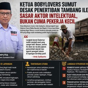 Ketua Bobylovers Sumut Desak Penertiban Tambang Ilegal Sasar Aktor Intelektual, Bukan Cuma Pekerja Kecil