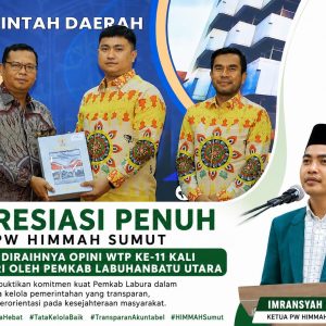 Ketua PW HIMMAH Sumut, Imransyah Pasai Apresiasi Penuh Pemkab Labura Raih Opini WTP ke-11 Kali Dari BPK