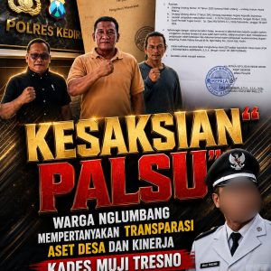 Kesaksian Palsu”???, Warga Nglumbang Mempertanyakan Transparasi Aset Desa dan Kinerja Kades Muji Tresno