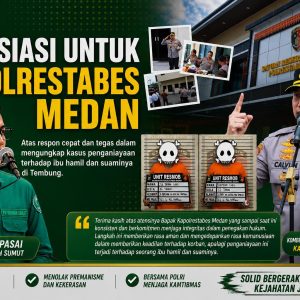 Respons Cepat Kasus Preman Aniaya Ibu Hamil di Tembung, Ketua HIMMAH Sumut Apresiasi Kapolrestabes Medan