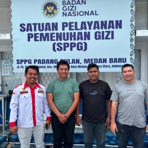 DPC LPM Kecamatan Medan Baru Tinjau Dapur SPPG, Pastikan Pelayanan dan Operasional Berjalan Optimal