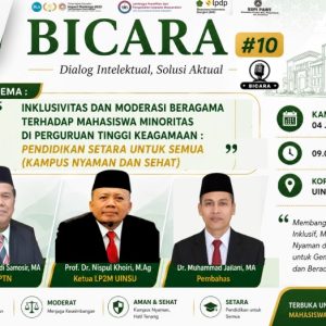 LP2M UINSU Soroti Inklusivitas dan Moderasi Beragama bagi Mahasiswa Minoritas di Perguruan Tinggi Keagamaan
