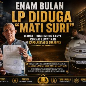 Enam Bulan LP Diduga “Mati Suri”???, Warga Tenggumung Karya Curhat Lewat KJN ke Kapolrestabes Surabaya