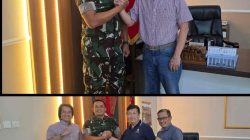 Silaturahmi DR. Lukas Santoso,S.H.,M.H.,M.M.,M.Si. dan Kaskogartap III/Surabaya, Bahas Pembinaan Olahraga dan Perspektif Hukum