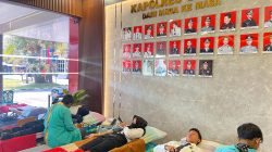 Pegawai Lapas Batang Ikuti Kegiatan Donor Darah di Polres Batang